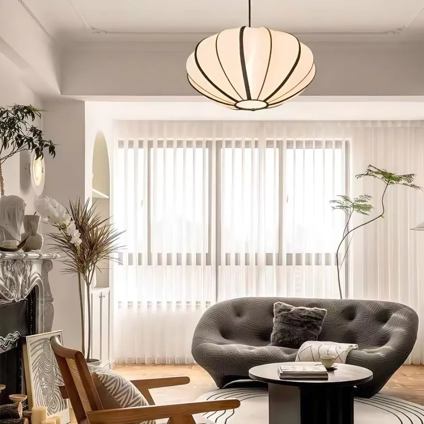 Classic Ribbon Fabric Pendant Light KL154