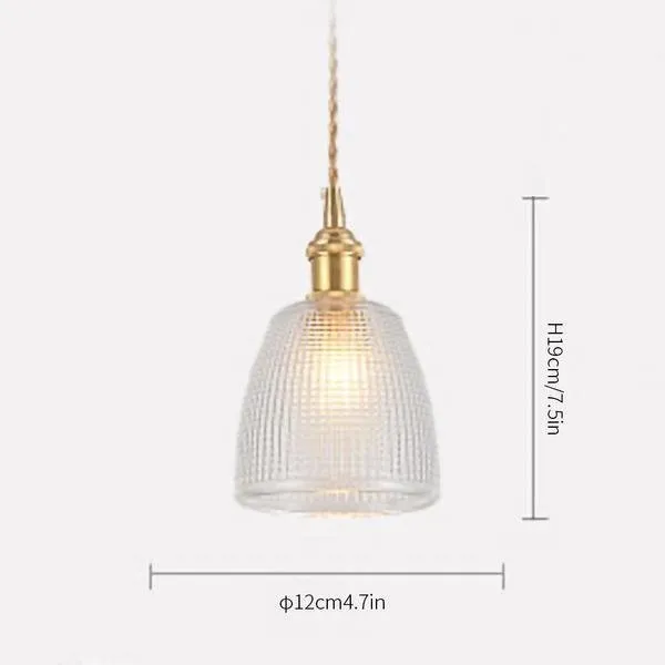 Clear glass pendant lights series