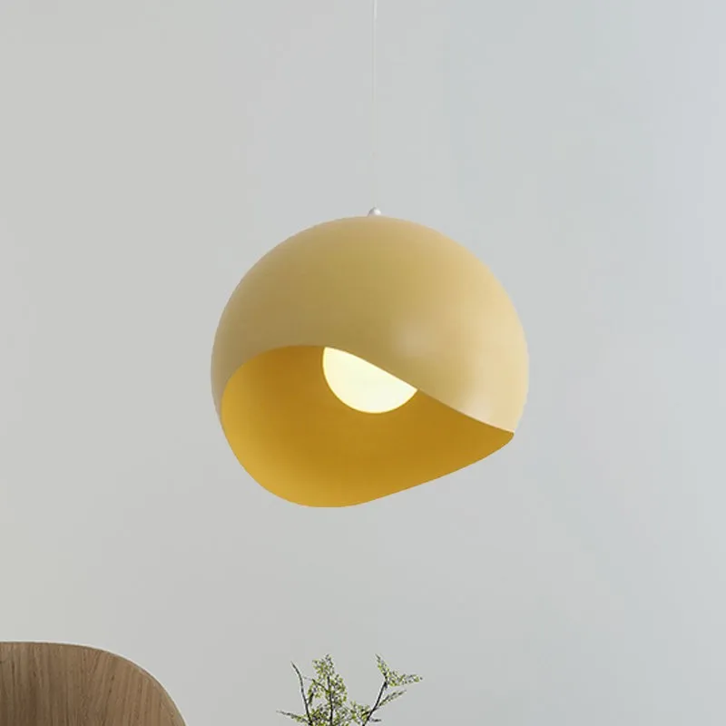Scandinavian Macaron Eggshell Ball Pendant Light KL96