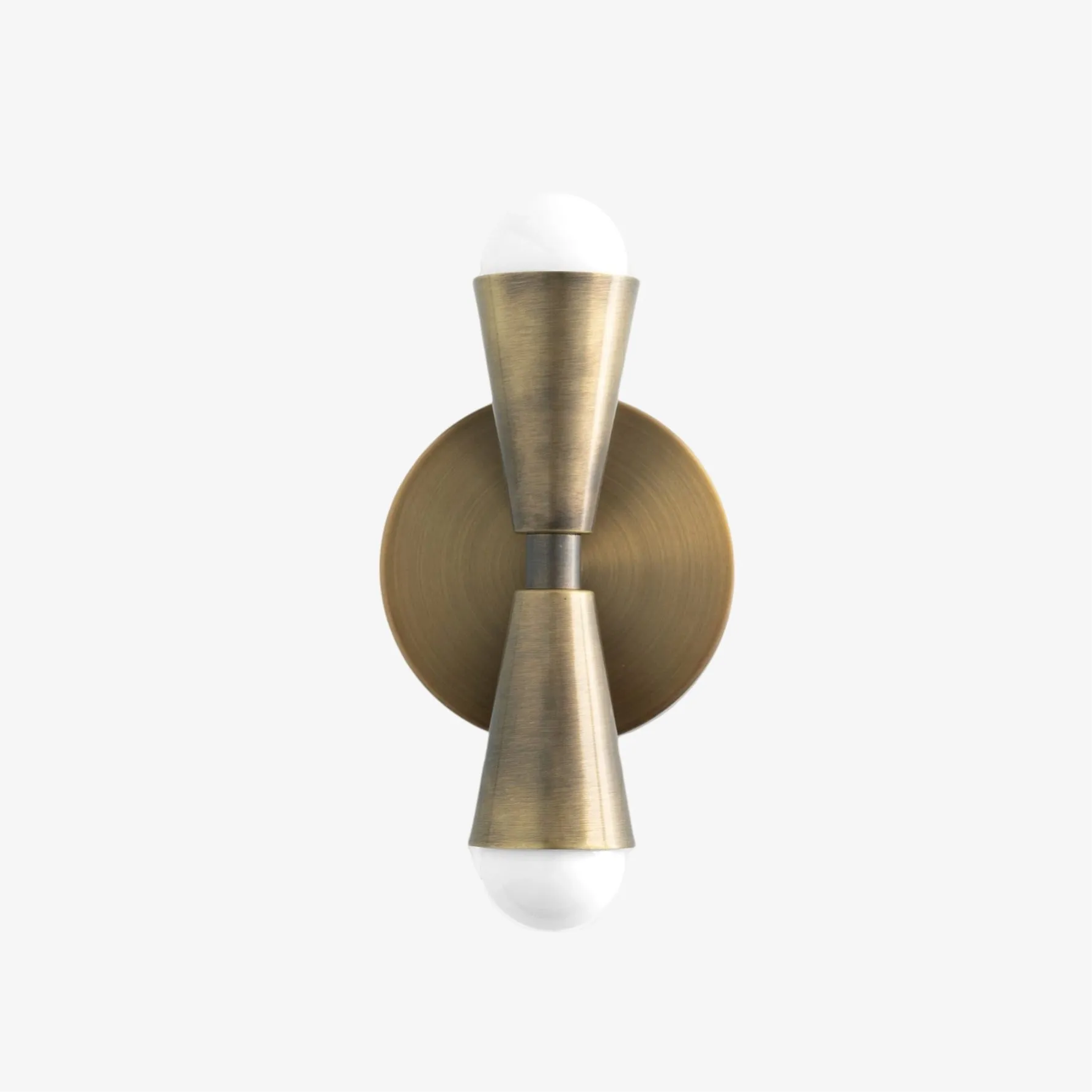 Pyralis Dual Lights Streamlined Metal Wall Lamp - Contemporary Light for Bedroom or Hallway KL1457