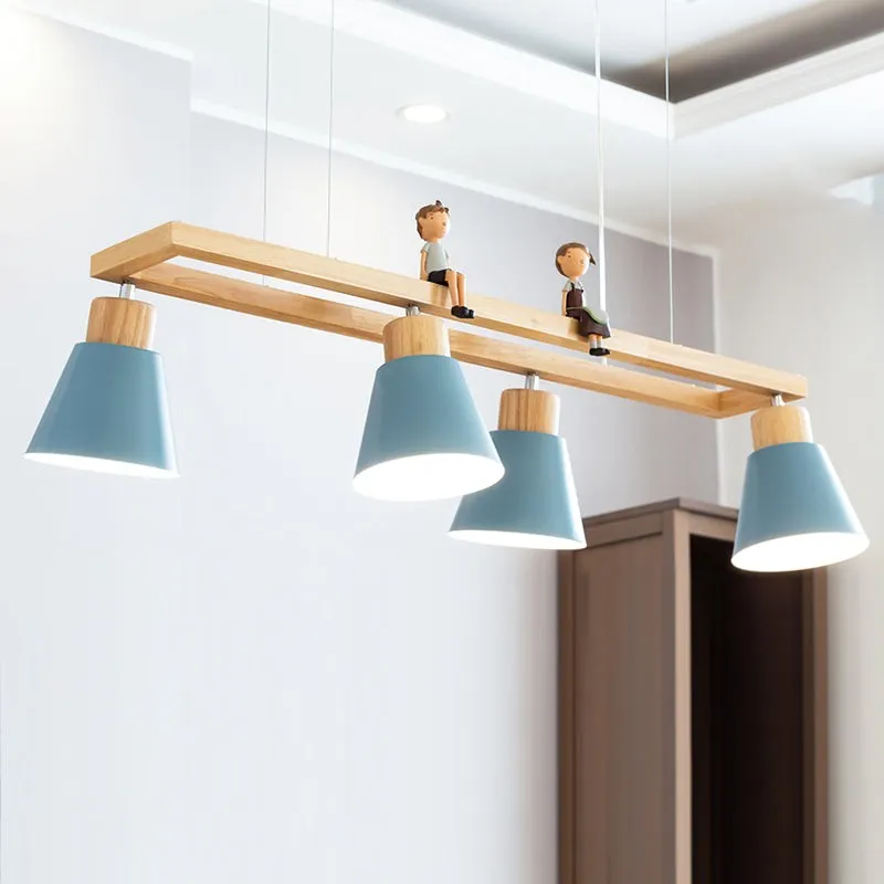 Cone Wood Chandelier KL1000
