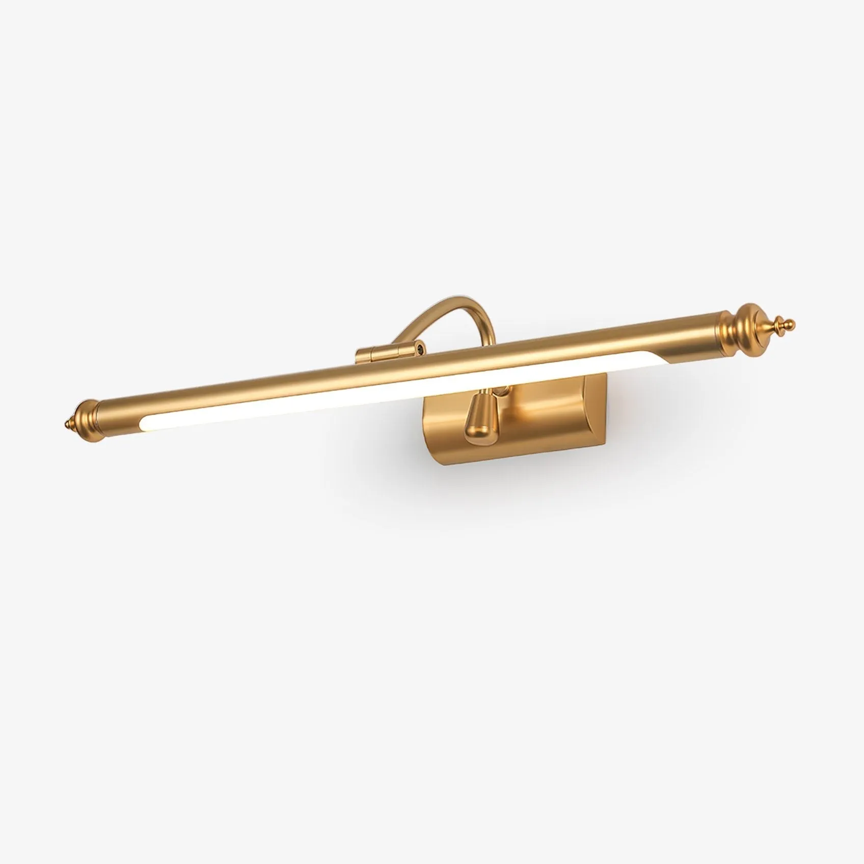 Mirror Front LED Brass Wall Lamp KL352