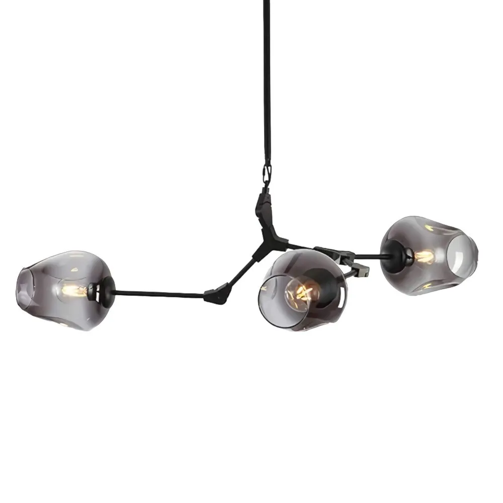 Branching bubble chandelier