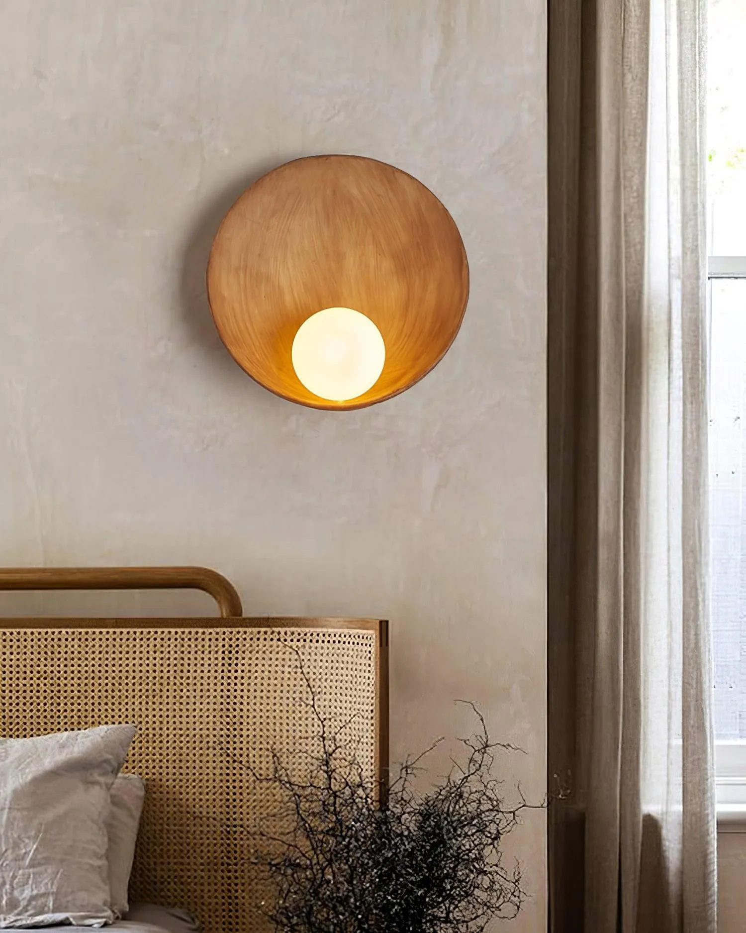 Japanese Style Resin Wall Light KL542
