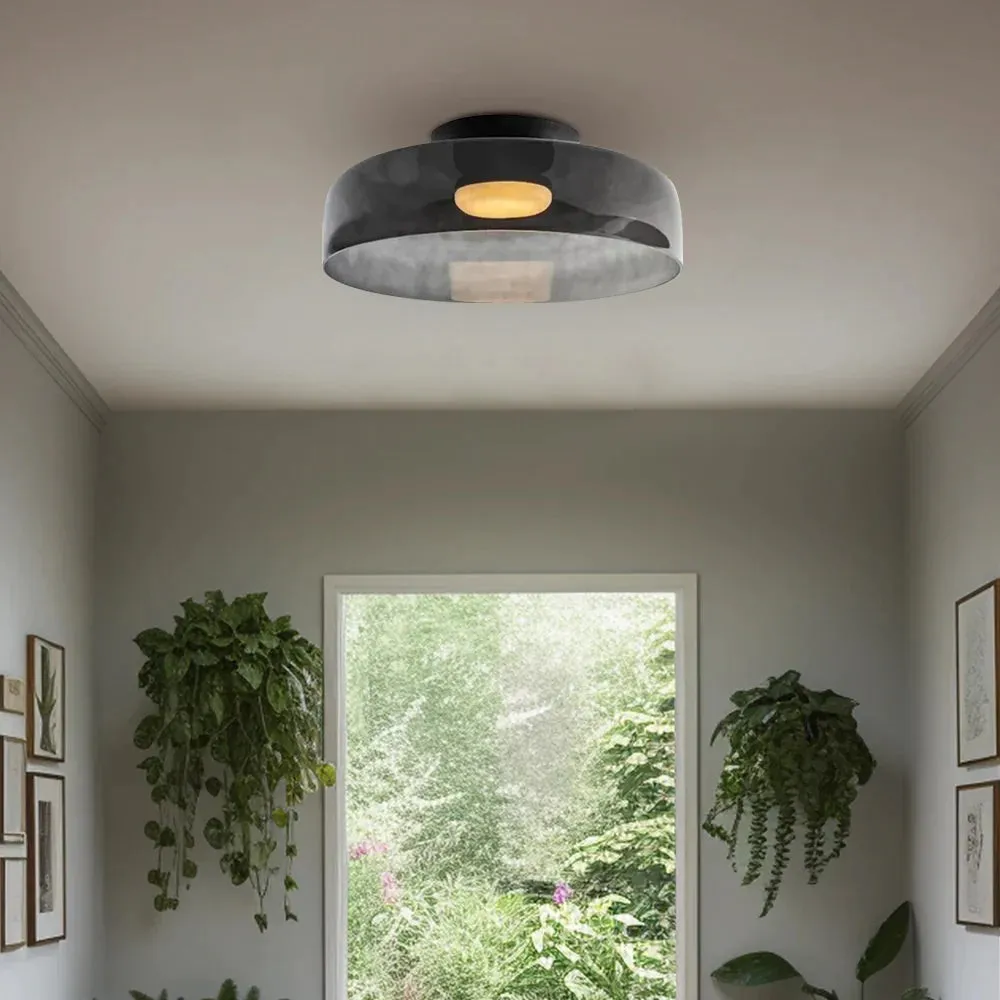 Celestial Morandi Layered Glass Ceiling Light - Scandinavian Ceiling Lamp For Living Room KL2146