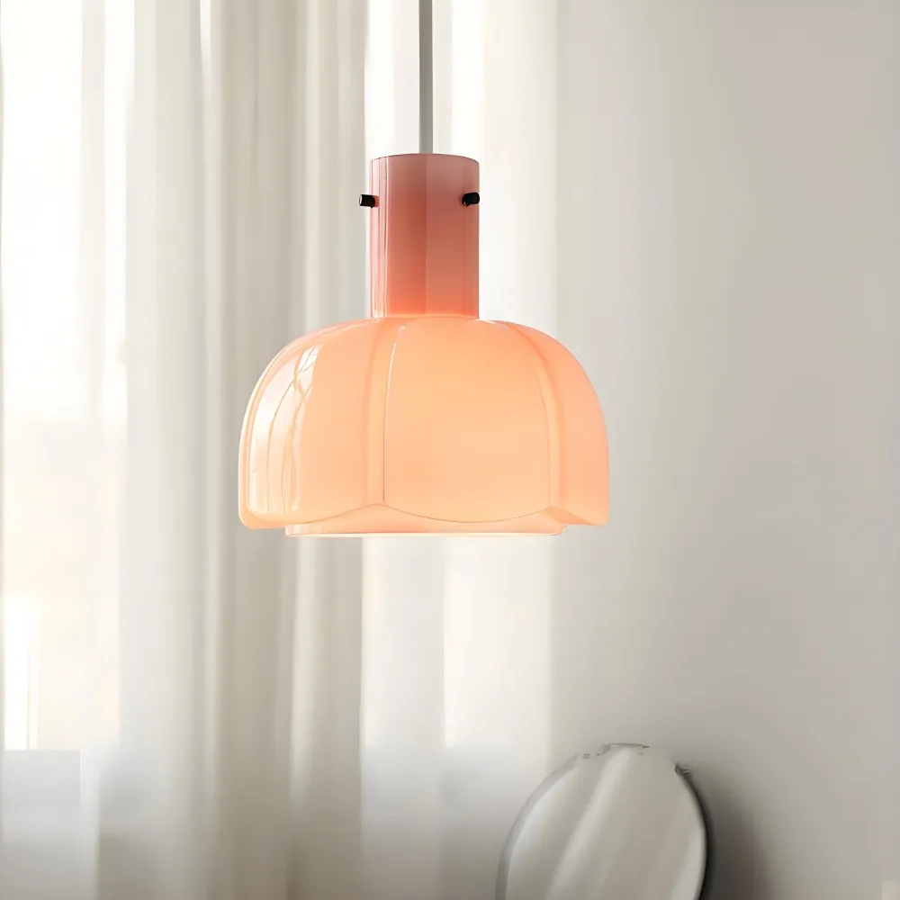 Medieval Flower Bud Glass Pendant Light KL147