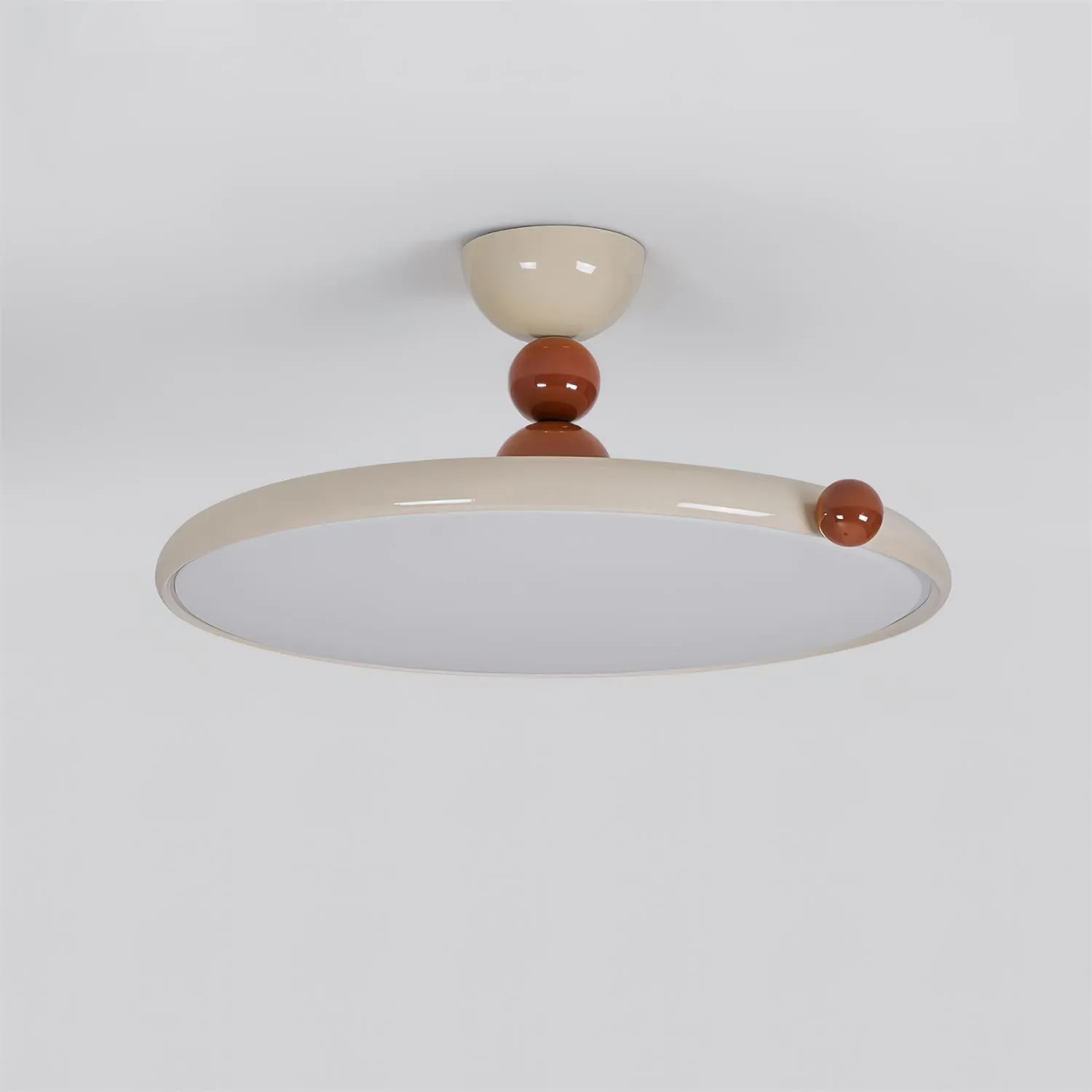 French Style Retro Round Flying Disc Ceiling Lamp KL495