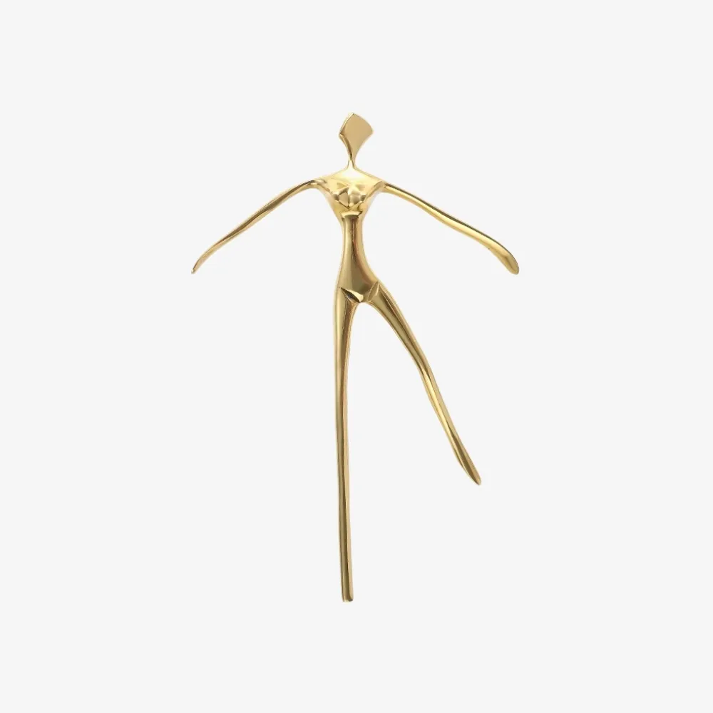 Verlitho Artistic Sculptural Lines Drawer Handle - Nordic Contemporary Design Interior Decor KL2350