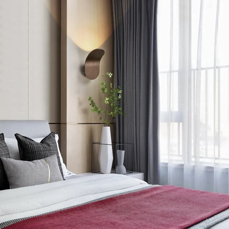 Contemporary Scandinavian Aluminum Arch LED Wall Sconce Lamp KL319