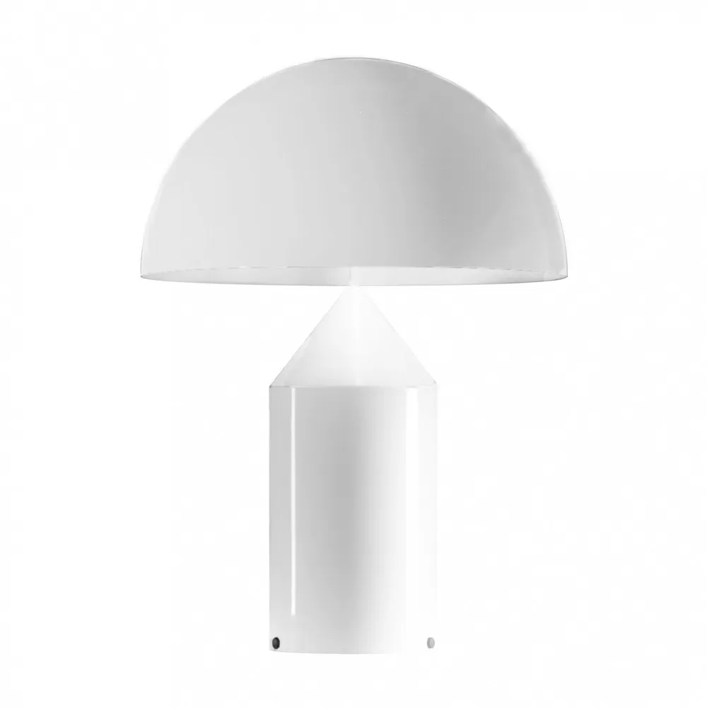 Atollo Metal Table Lamp - Decorative Dome Table Light for Office or Lounge