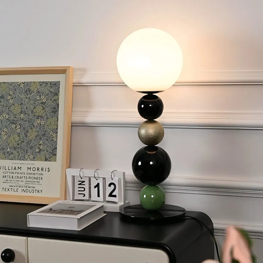 Coloful Stacked Round Ball Table Lamp KL157