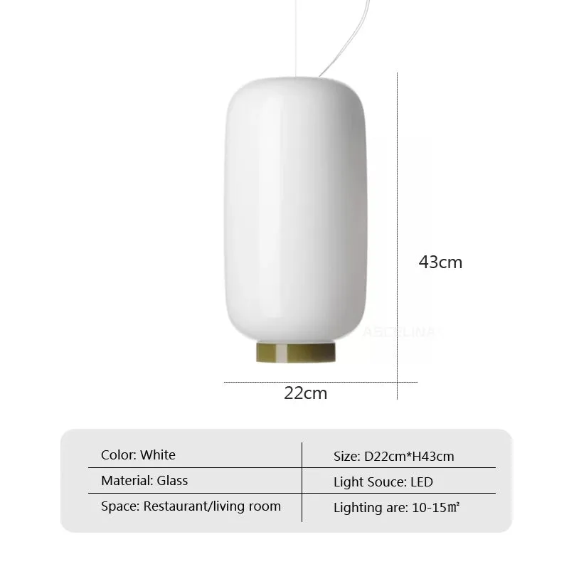 Chouchin Suspension Modern LED Glass Pendant Lamp D949