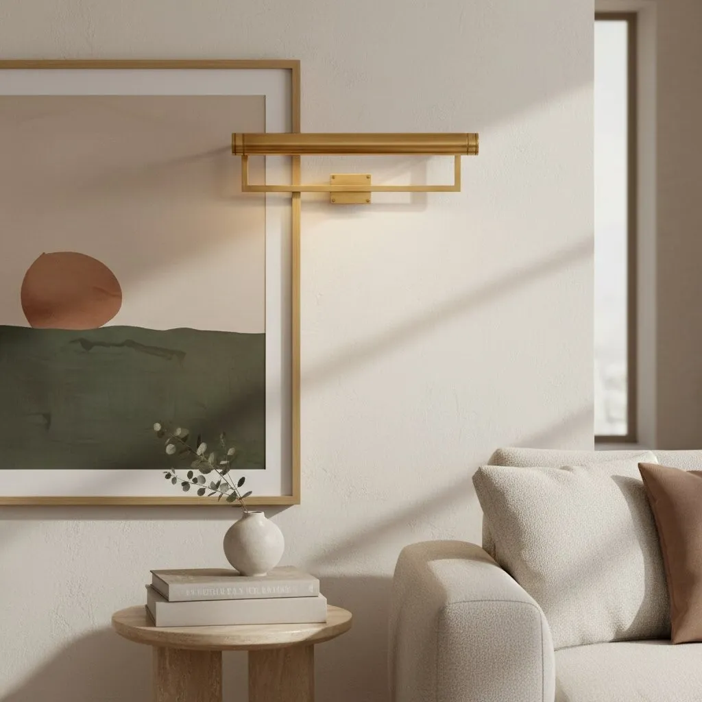 Aurix Picture Light - Sleek Slim Design Wall Lamp Metal Finish for Living Rooms & Galleries KL2165