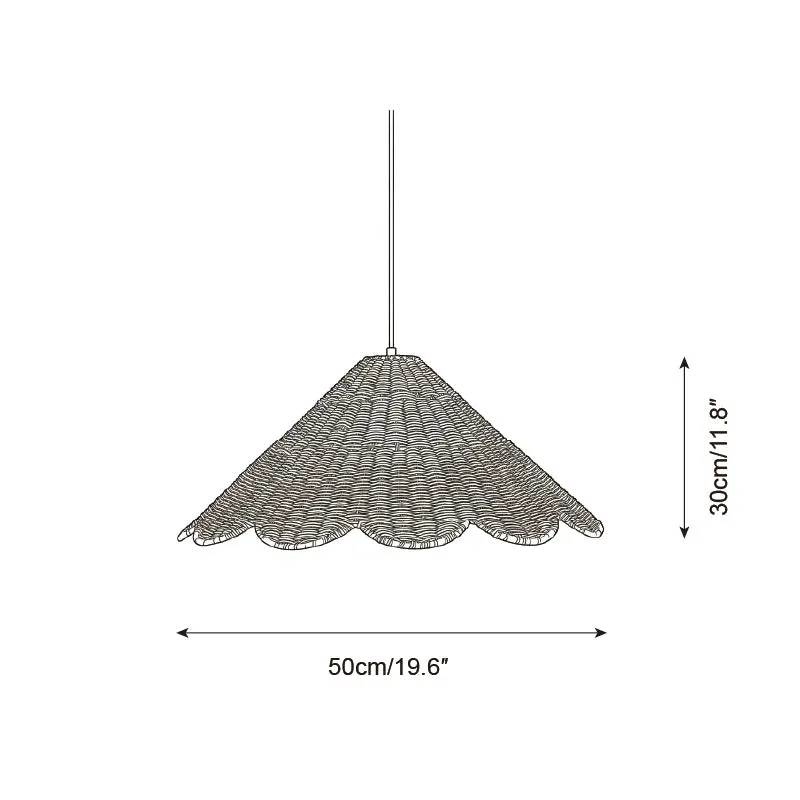 Scallop Pendant Lamp D309