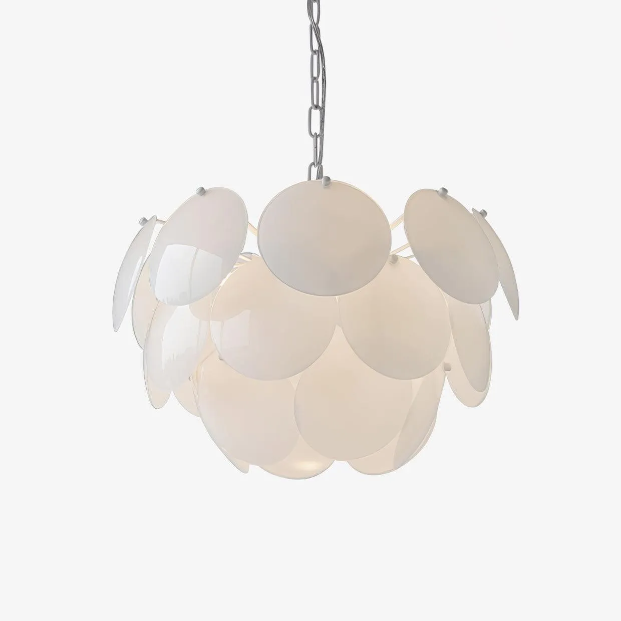Luxury Fashion Luminous Petal Glass Chandelier KL472