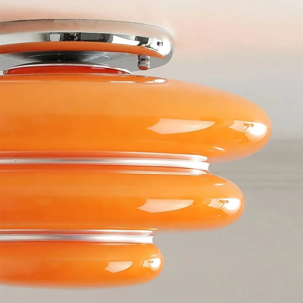 Cirren Layered Glass Ceiling Light - Artistic Sculptural Design Ceiling Lamp for Dining Area KL2126
