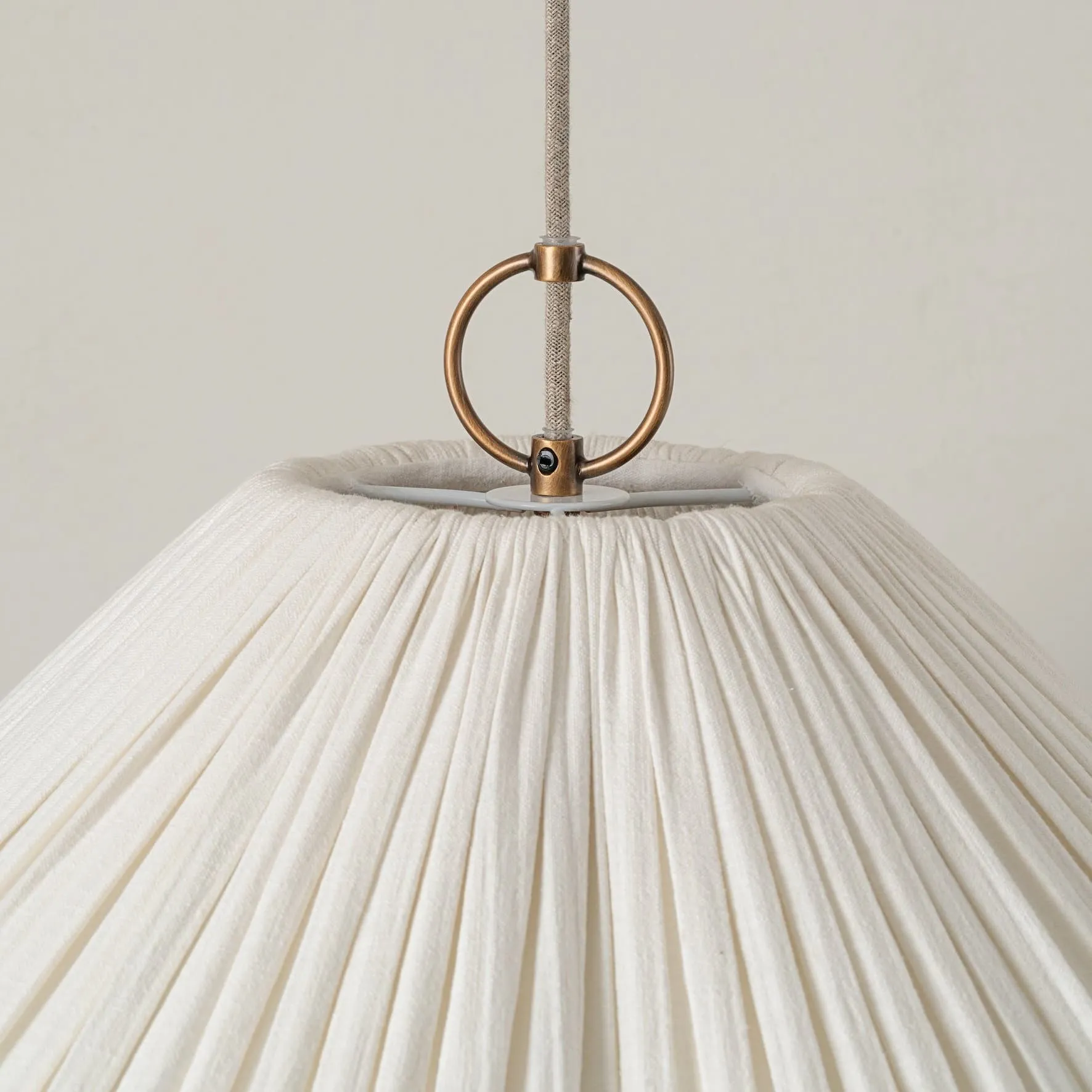 Blossine Decorative Fabric Pendant Light - Scalloped Design for Open Space Dining KL1673