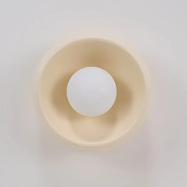 Aurelox Round Flush Mount Ceiling Light - Geometric Fixture for  Contemporary Indoor KL2294