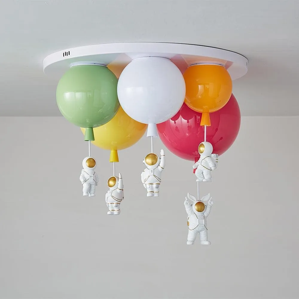 Astronaut Glossy Balloon Ceiling Lamp KL231