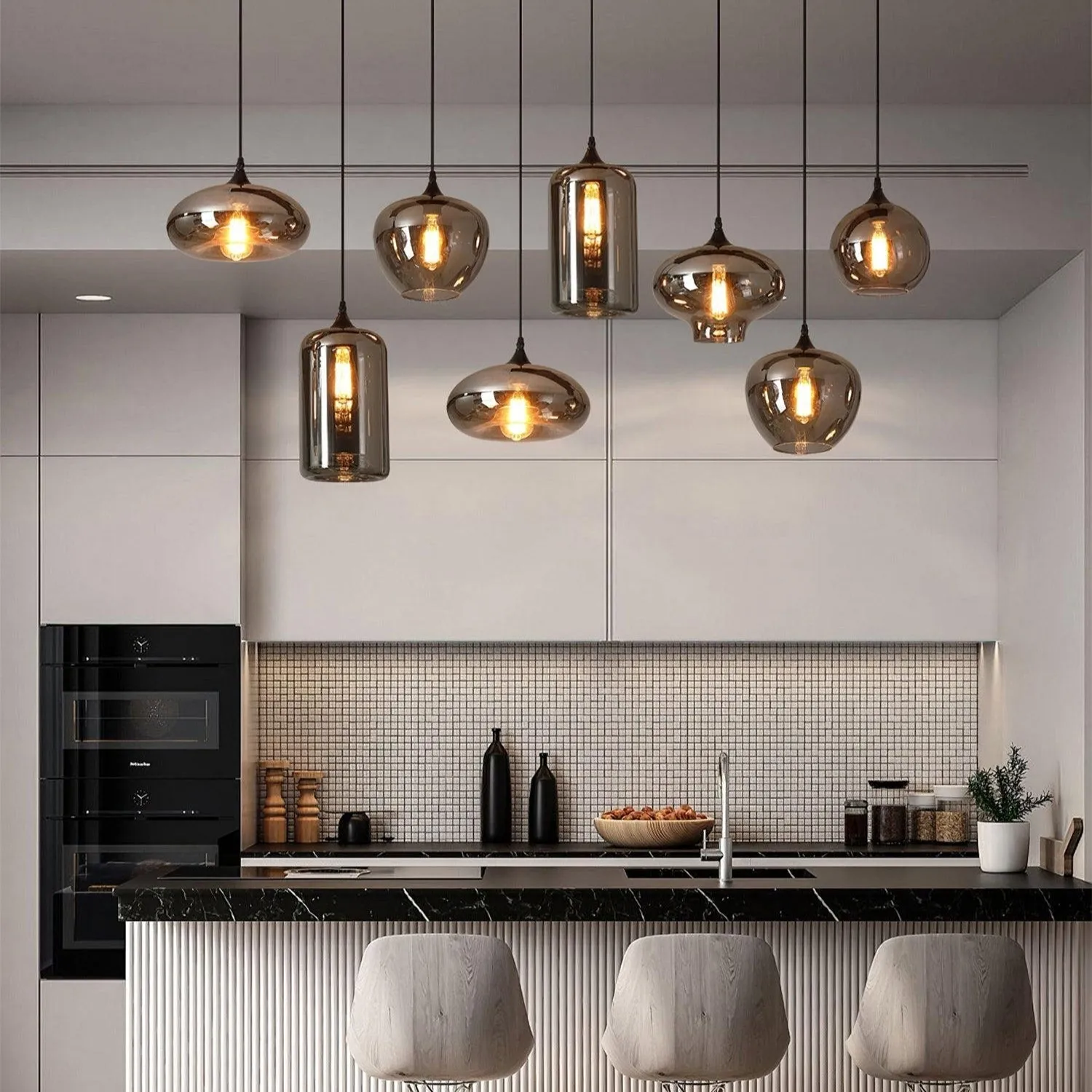 Bottle Pendant Light D363