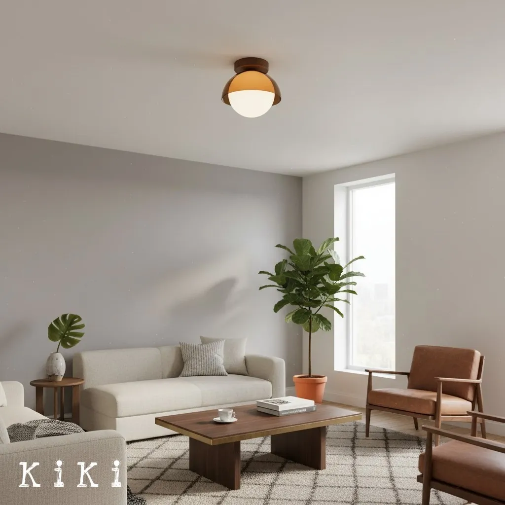 Afterglow Sculptural Ceiling Light - Vintage Style Lighting for Entryway and Hallway KL2051