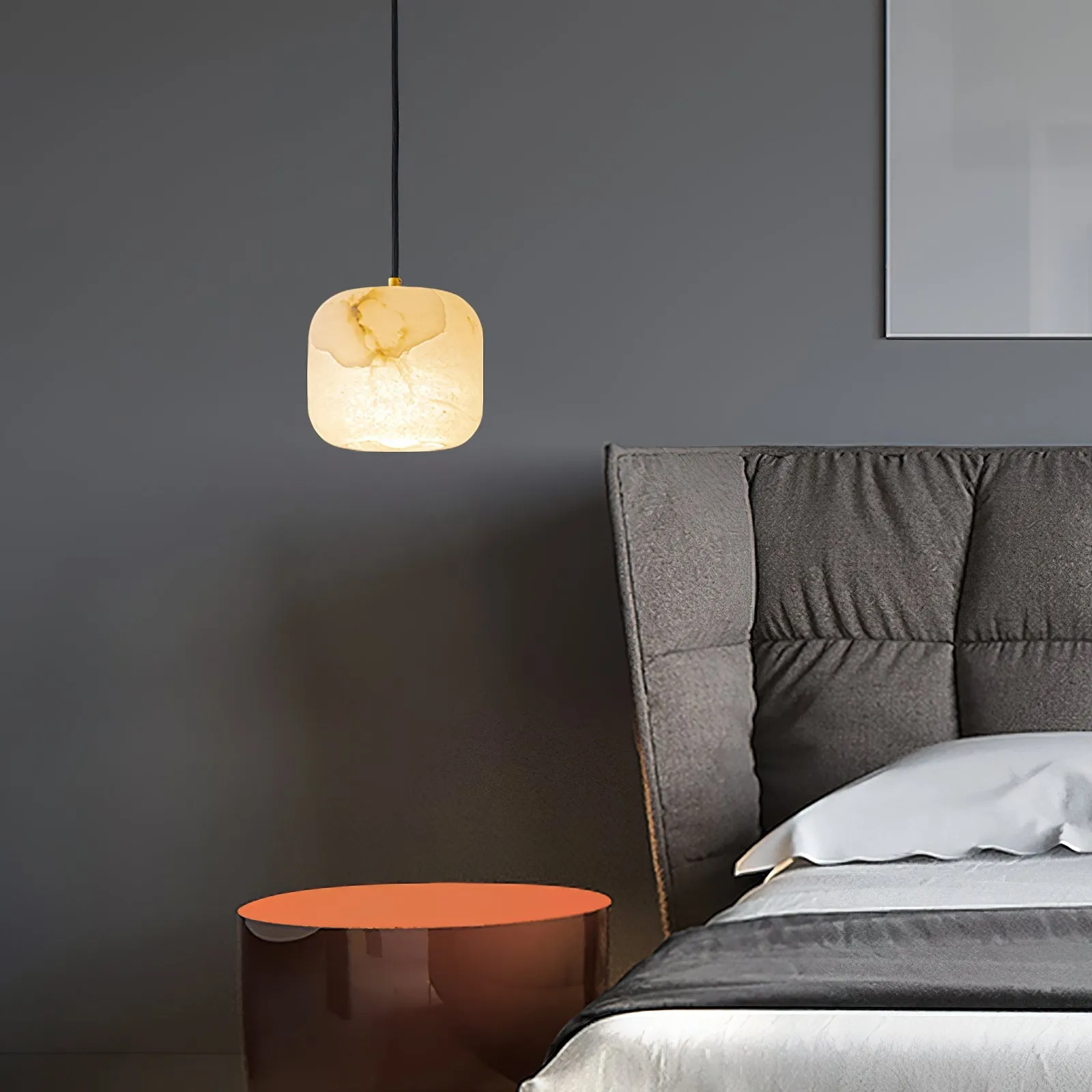 Alabaster Bedside Pendant Light D423