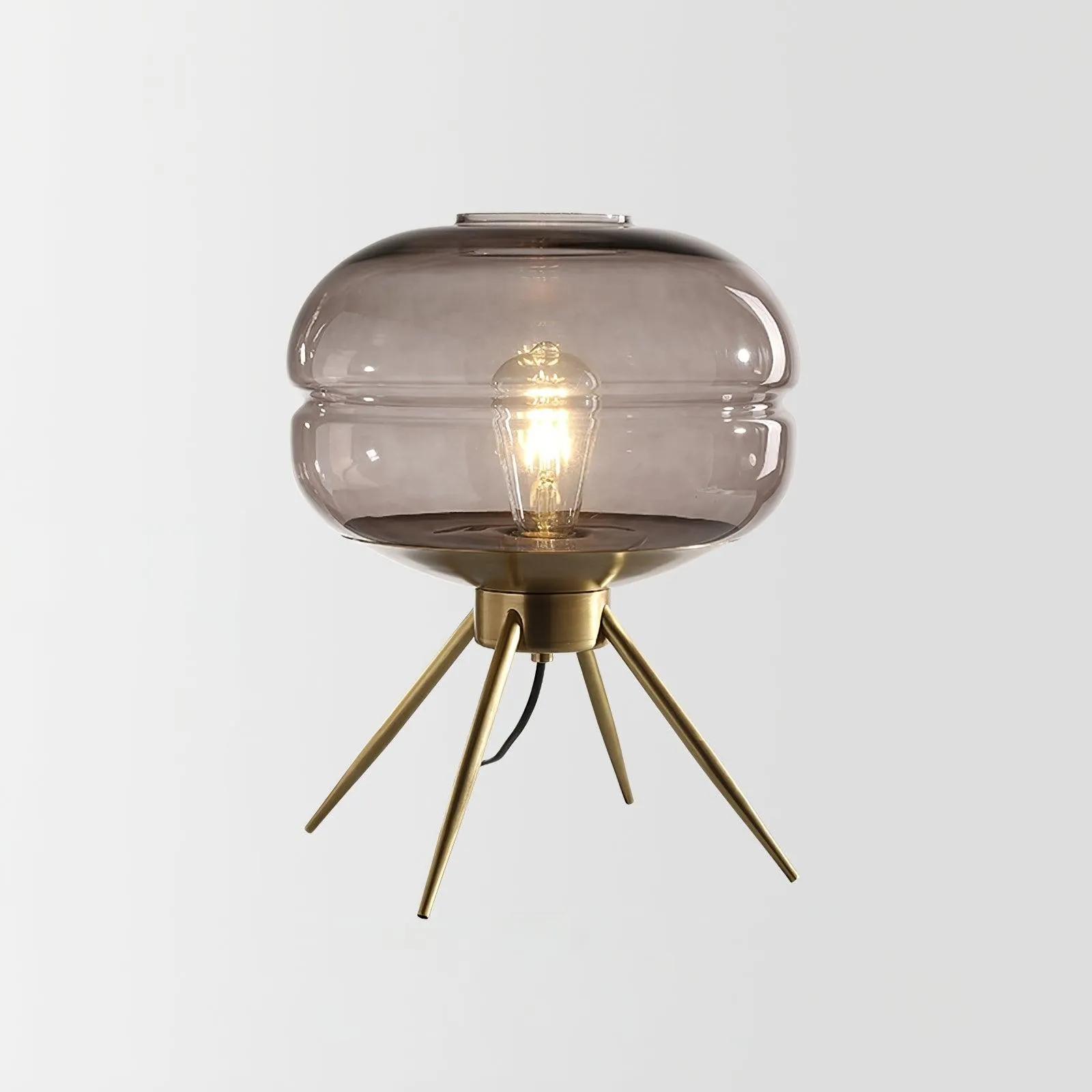 Luxury Personality Colored Glass Cover Tall Table Lamp KL499