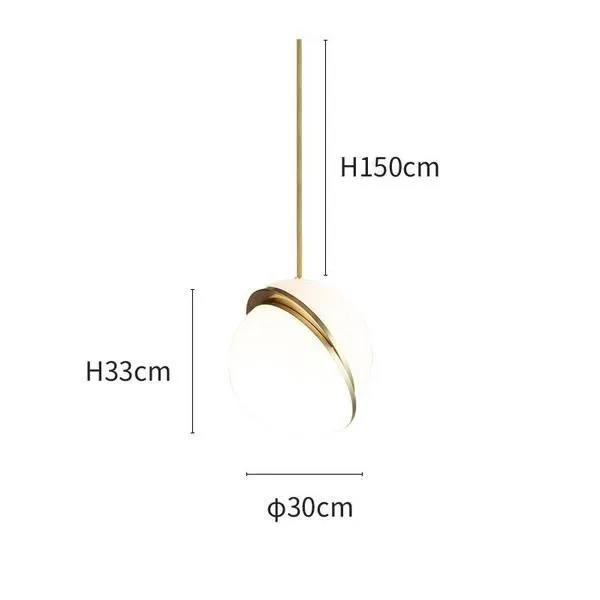 Crescent pendant Lamp