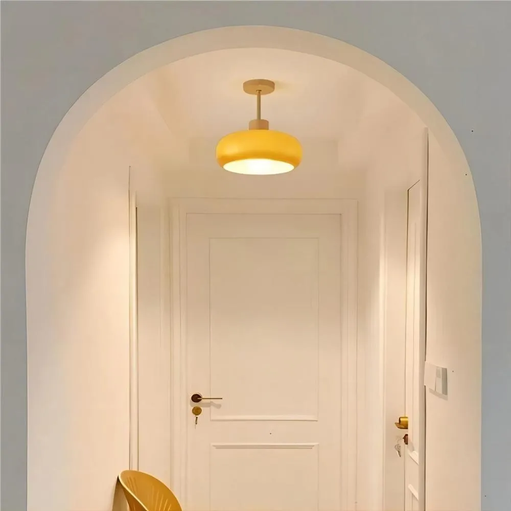 Vintage Bauhaus Style Glass Ceiling Light KL36