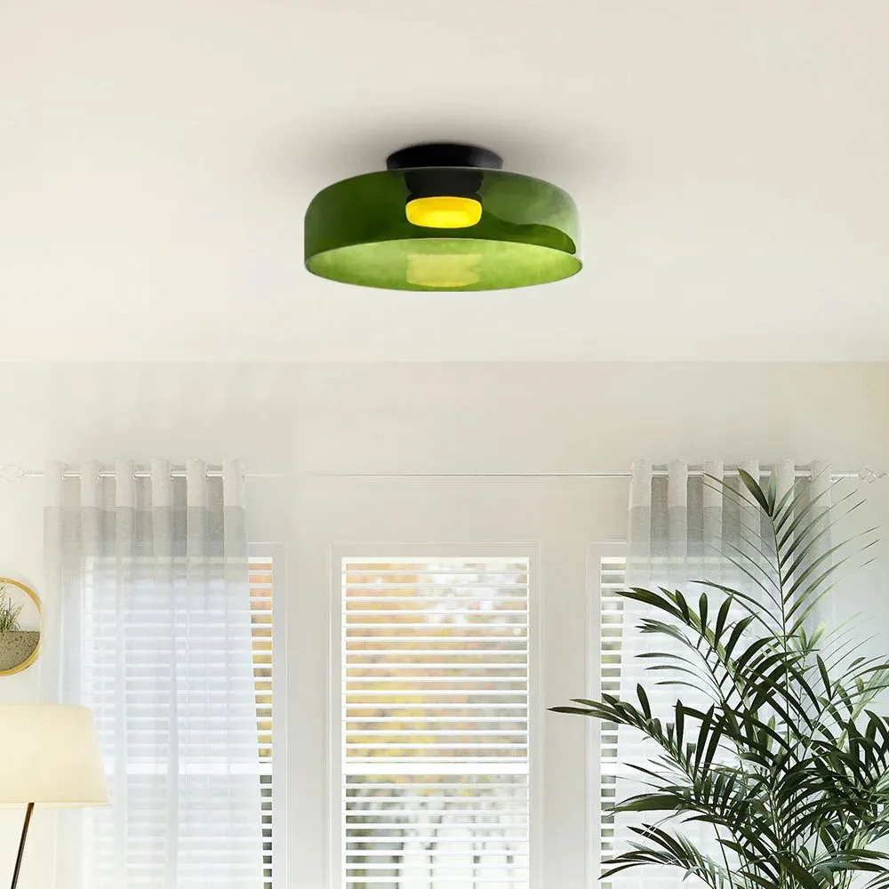 Celestial Morandi Layered Glass Ceiling Light - Scandinavian Ceiling Lamp For Living Room KL2146