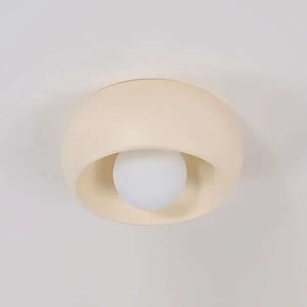 Aurelox Round Flush Mount Ceiling Light - Geometric Fixture for  Contemporary Indoor KL2294