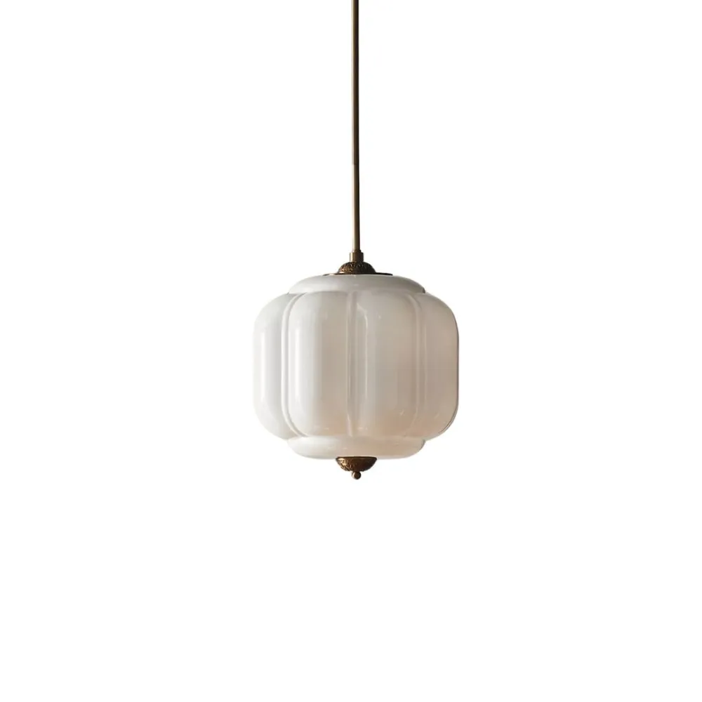 Vintage Eloise Opal Glass Pendant Light KL926