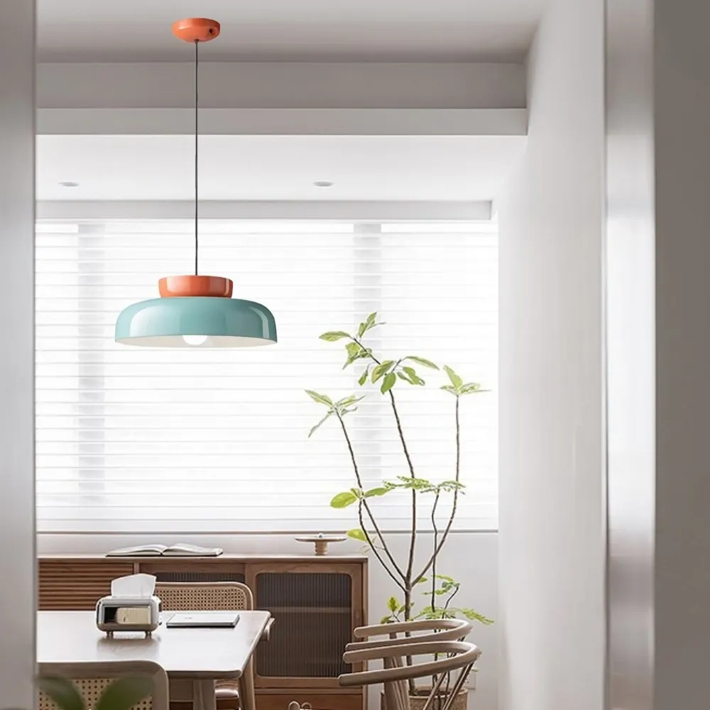 Modern Colorful Ceramic Shade Pendant Light KL1103