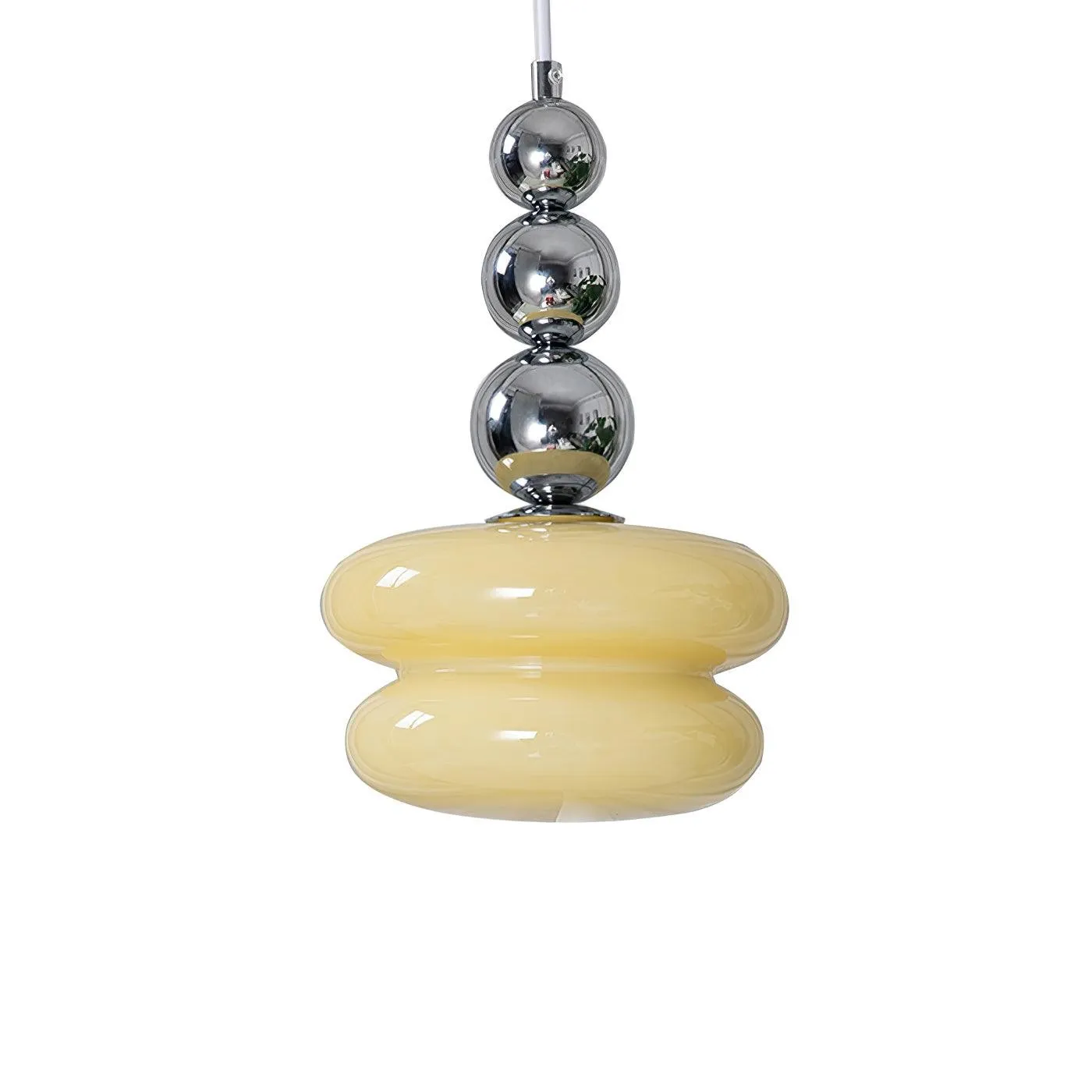 Contemporary Nordic Glass Ball Hoist Pendant Light For Living Room KL508