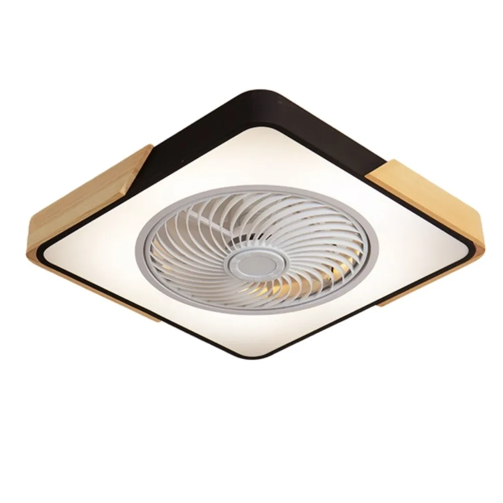 Scandinavian Style Wood Round Ceiling Fan Light KL932