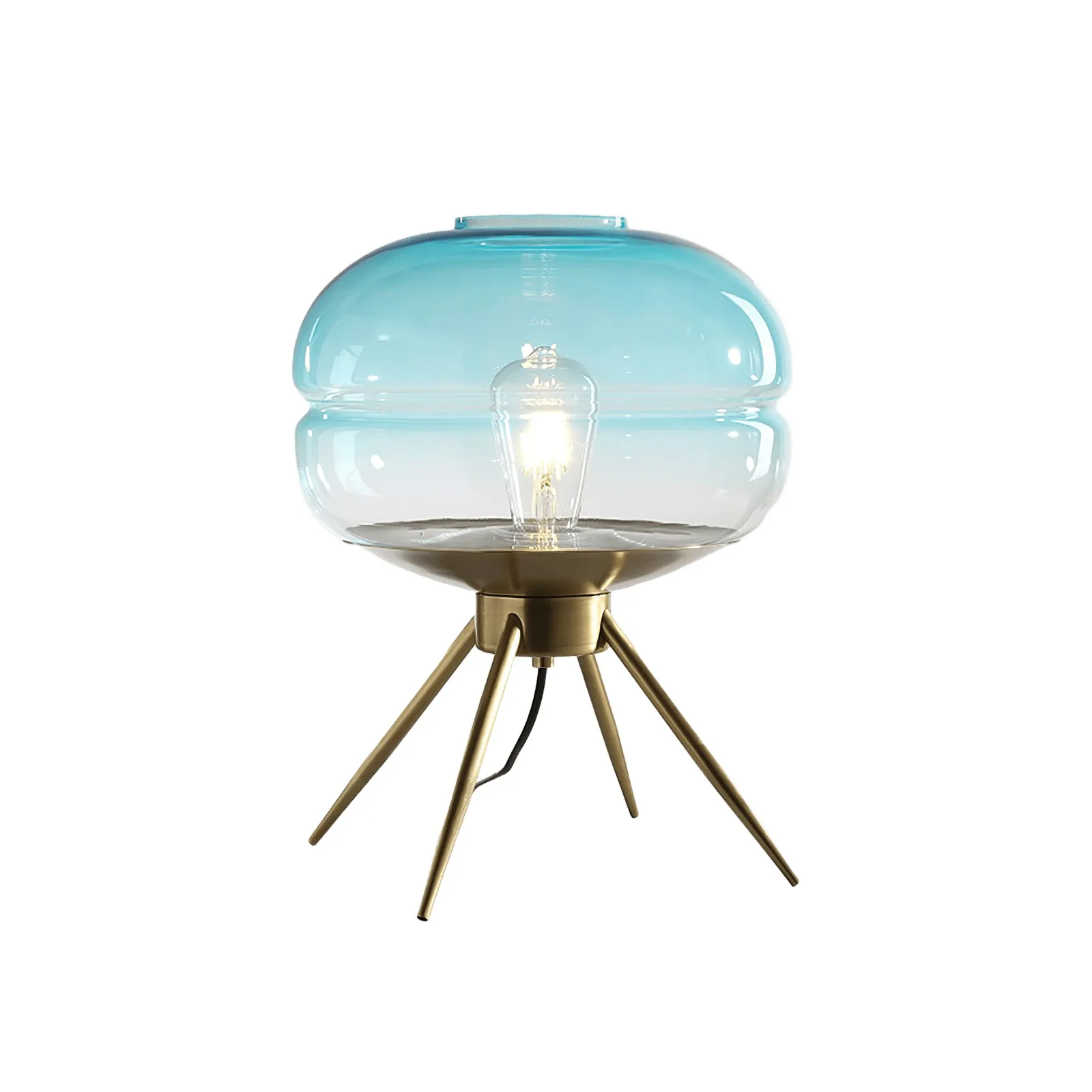 Luxury Personality Colored Glass Cover Tall Table Lamp KL499