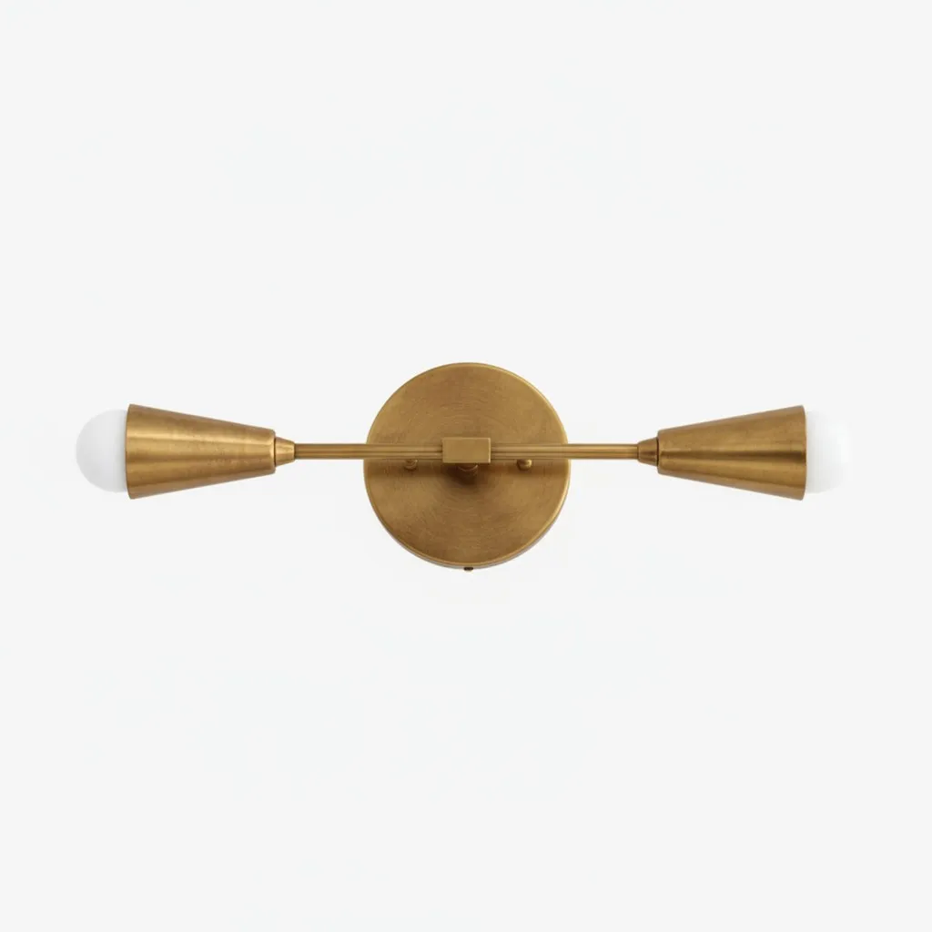 Mobilux Line Minimalist Vanity Light Fixture - Mid Century Bathroom Sconce KL1407