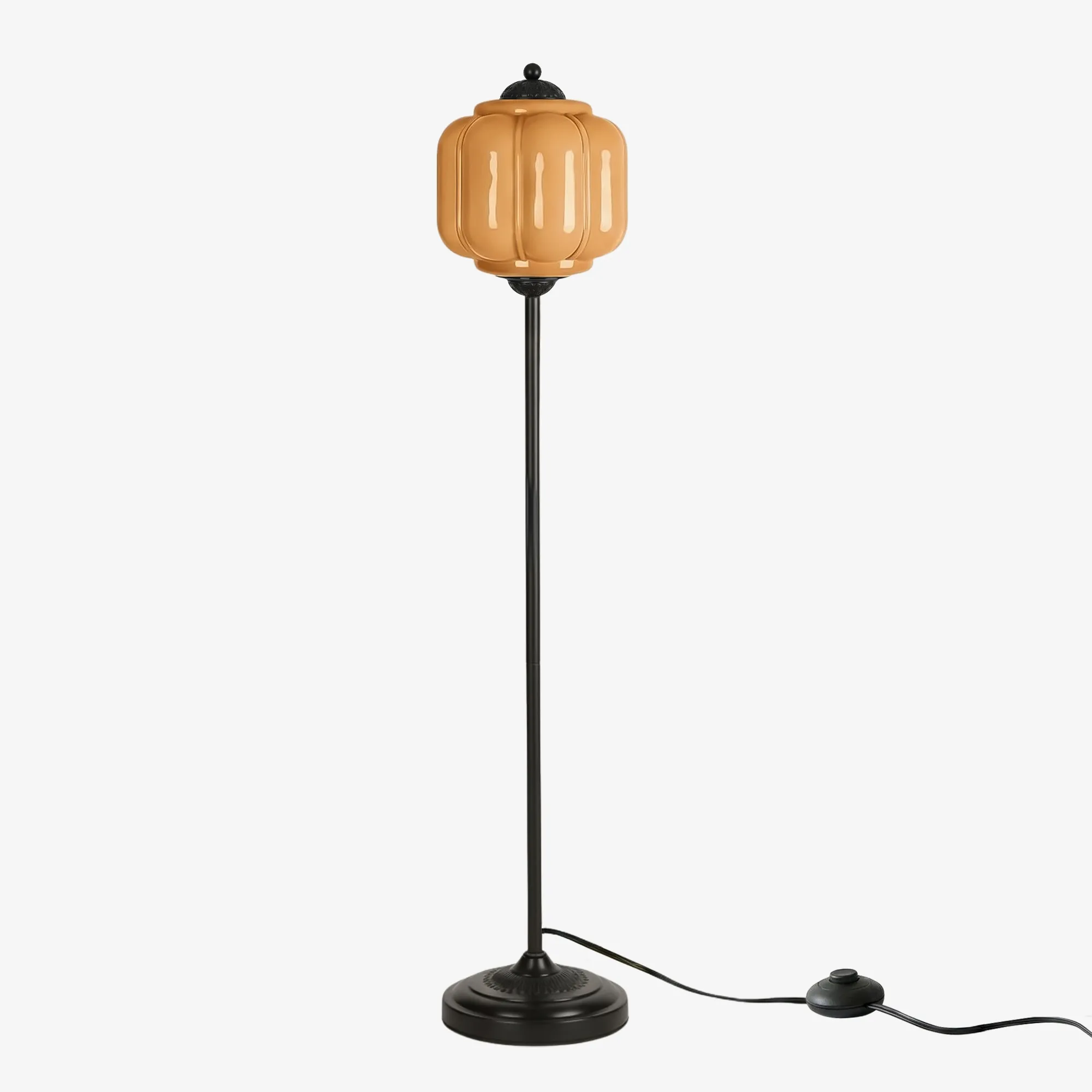 Eloise Artistic Textured Glass Floor Lamp - Elegant Lighting for Bedroom or Interior Space KL2330