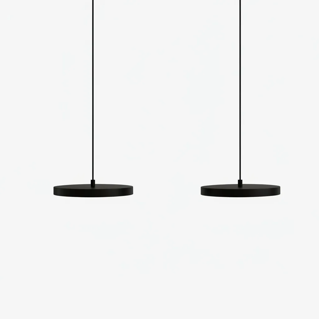 Feranox Minimal Disc Pendant Light - Modern Residential Interior Hanging Fixture KL2200