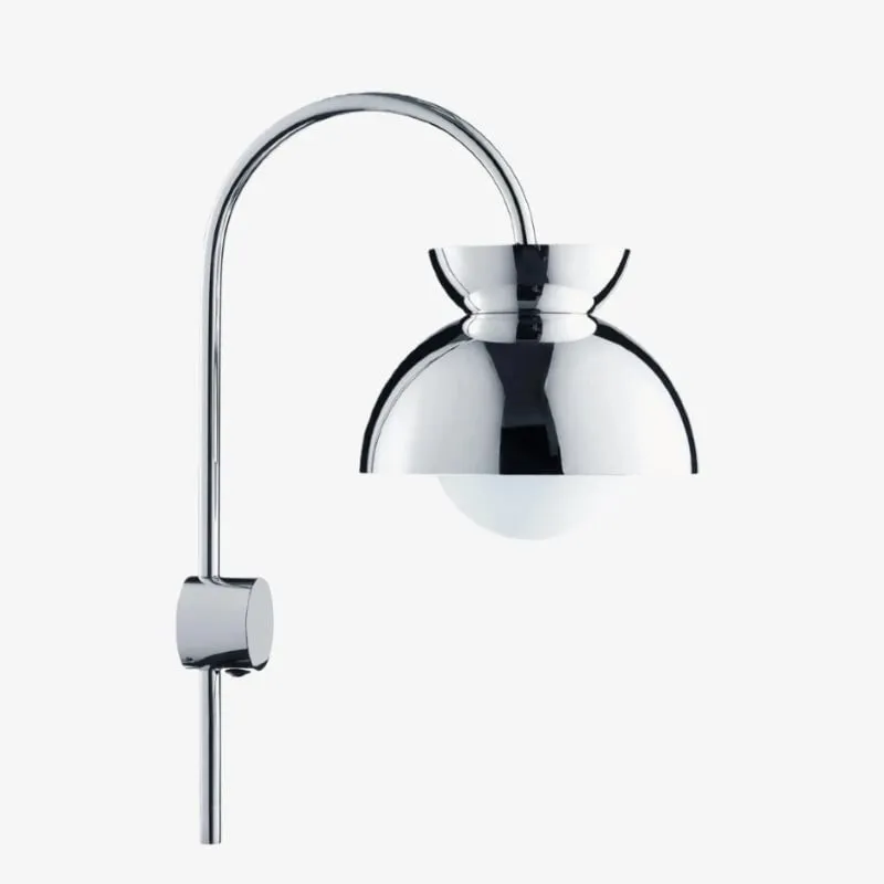 Aurelia Wall Lamp with Tiered Dome Design in Modern Metal for Bedroom or Hallway KL1729