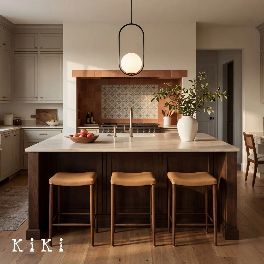 Mila Elegant Sphere Pendant Lamp - Glass Ball Pendant Light for Kitchen or Dining Room