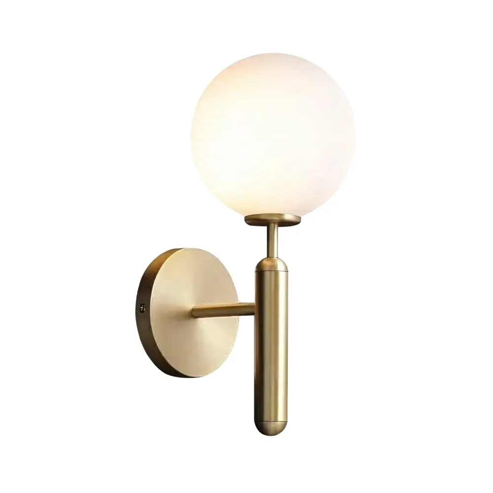 Milky Glow Modern Metal Wall Lamp D791
