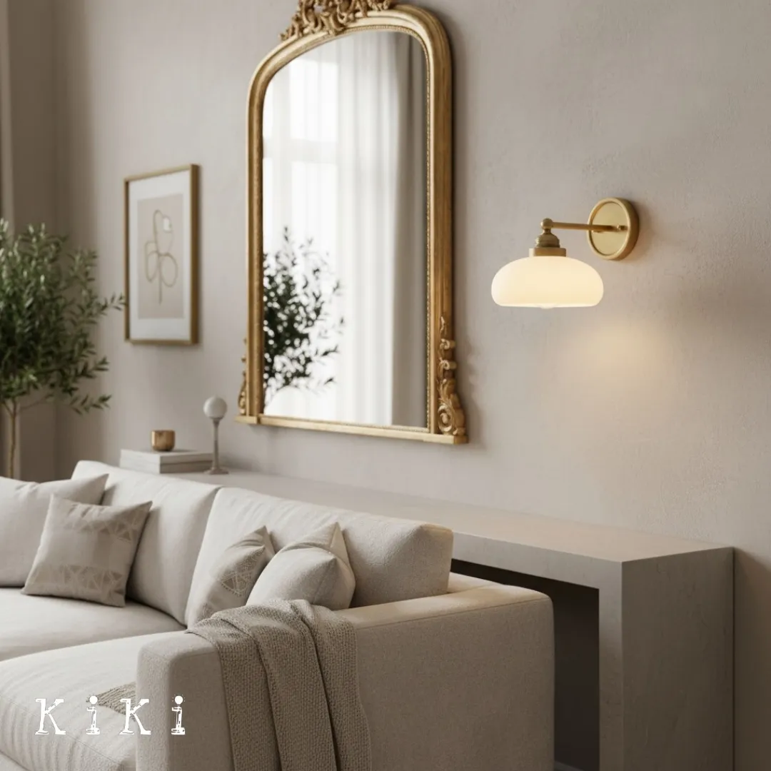 Riven Blown Glass Wall Lamp - Industrial Chic Style Interior Light KL2019