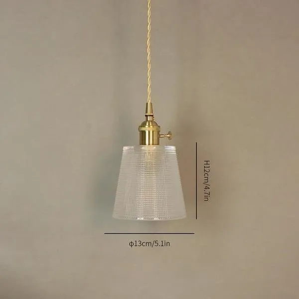 Clear glass pendant lights series