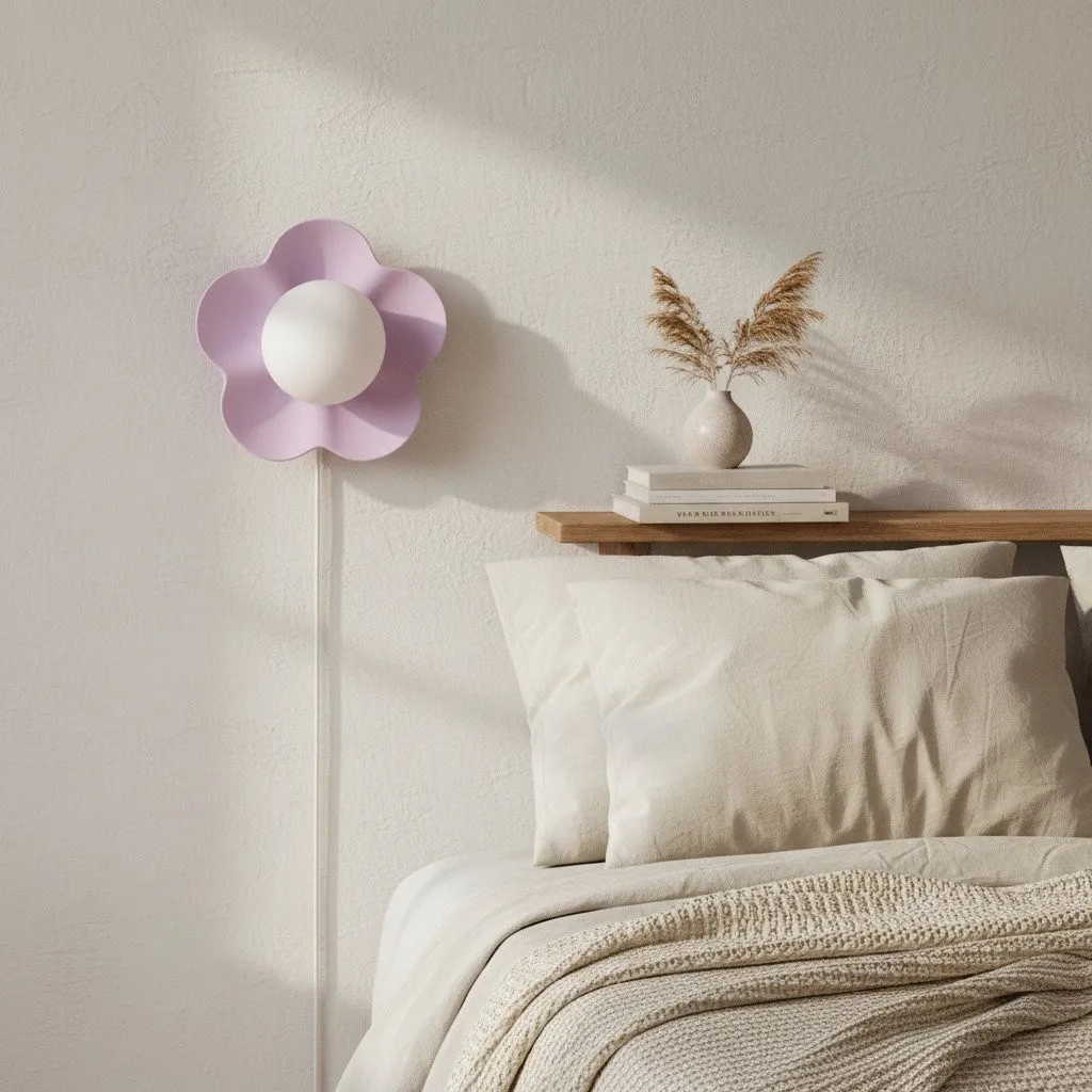 Florixa Blooming Flower Wall Light - Decorative Indoor Lamp for Bedroom and Living Room KL2066