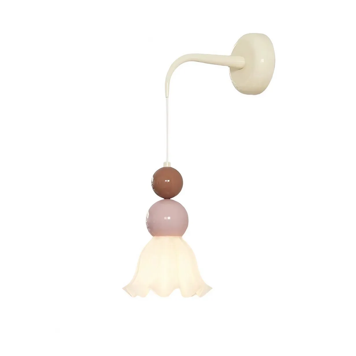 French Style Ice Cream Globe Wall Light KL134