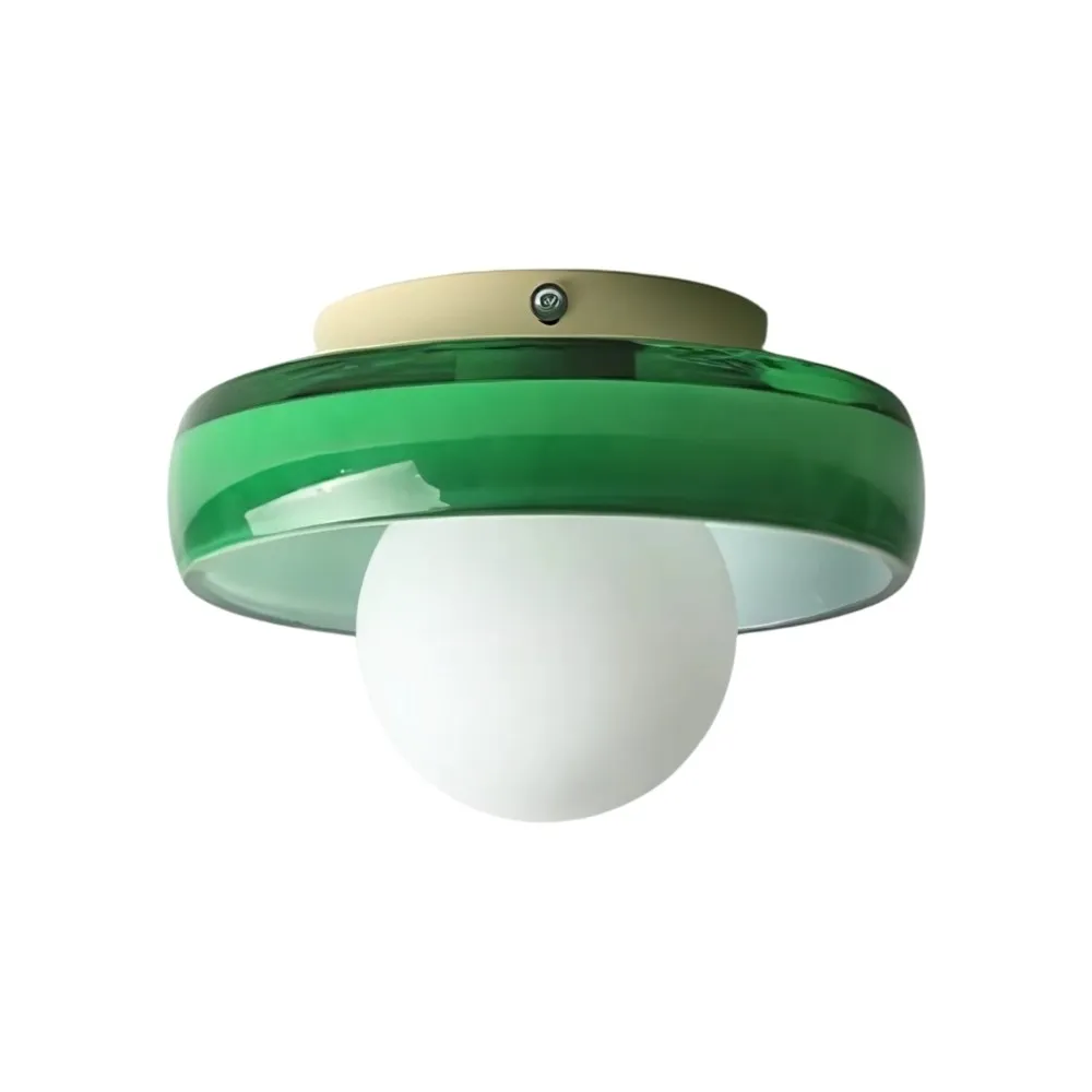 Colorful Glass Disc Orb Wall Ceiling Lamp KL915