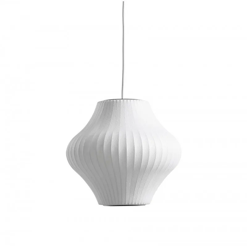 Nelson Bubble White Pendant Light - Modern Minimalist Pendant Light for Living Room
