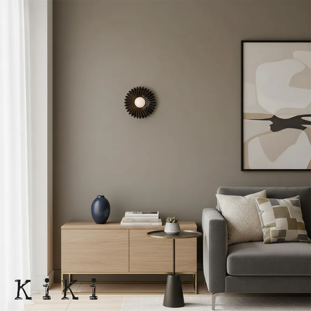 Sculptural Ceramic Wall Sconce – Opal Globe Sconce with Ceramic Finish KL246