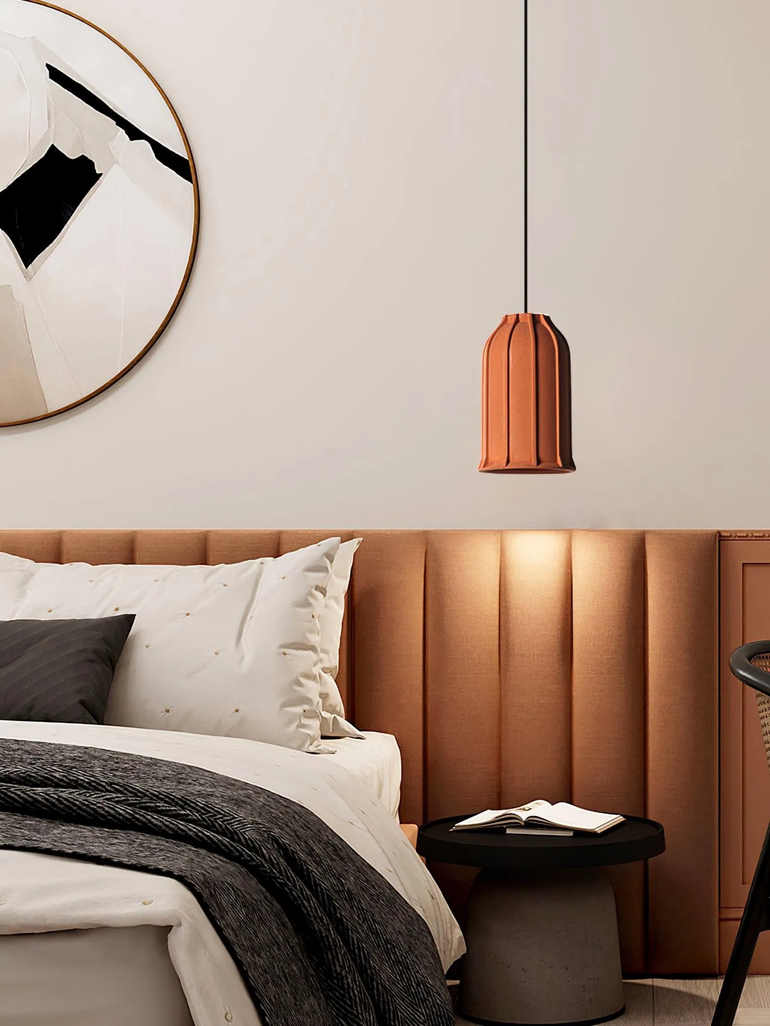 Industrial Style Cement Terracotta Craft Pendant Light KL654